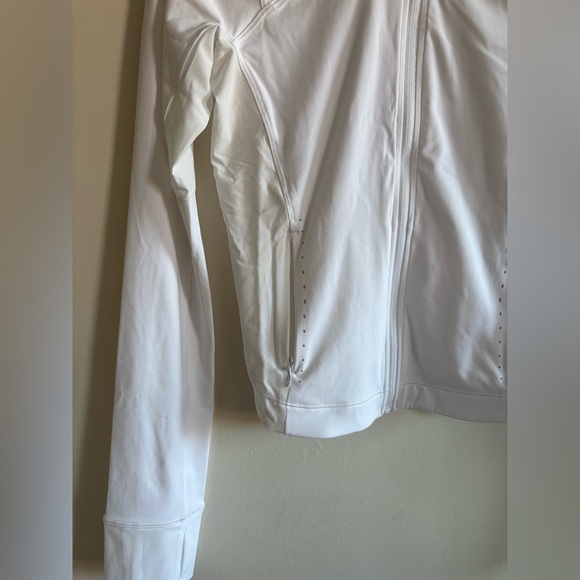 Lululemon Lightweight UV Protection Run Jacket – White, Size 4 (New!) - Picture 2 of 4